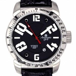 German Mechanical Automatic DATE watch 3-D dial A1379 - Picture 1 of 5