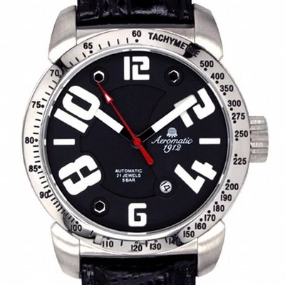 German Mechanical Automatic DATE watch 3-D dial A1379 - Image 1 of 4