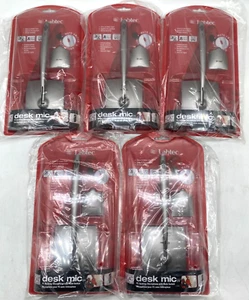 5X NEW LABTEC DESK MIC 534 PC DESKTOP MICROPHONE w/ MUTE SWITCH - Picture 1 of 8