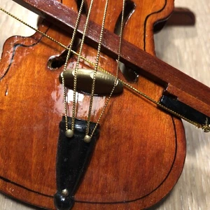 Deko Geige Miniatur ca. 23cm Instrument kleine Violine Violin Modell Neuwertig - Bild 1 von 12