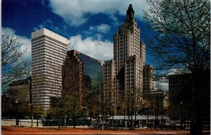 Postal Kennedy Plaza Exchange Place Providence Rhode Island B24 - Imagen 1 de 2