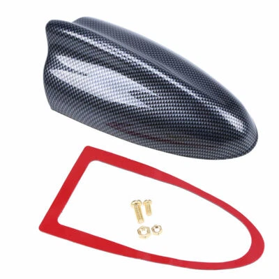 Carbon Black Car Auto Shark Fin Roof Antenna FM/AM Radio Signal Aerial for BMW Foto 1 de 4