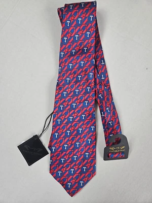 Corbata para hombre MLB Texas Rangers nueva con etiquetas por Eagles Wing Foto 1 de 2