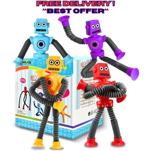 Travel Toys 4Pcs for Toddlers Kid Boy Airplane Activities Suction Autism Pop - Picture 1 of 6
