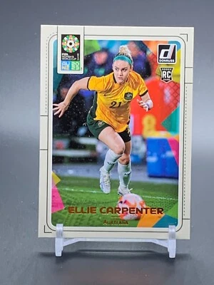 2023 Donruss Women's World Cup Rookie #9 ELLIE CARPENTER Australia RC - Image 1 of 2