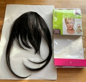 Hairdo by HAIRUWEAR Tru2Life Clip in Fringe Ebony Black r2 NEW - Picture 1 of 6