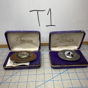 Vintage Buckle Artistic Impressions Bear Cowboy preowned - Picture 1 of 12