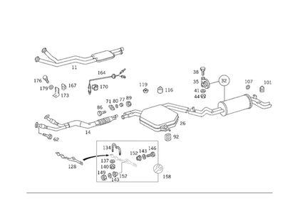 Parachoques de goma genuino Mercedes-Benz 123-987-09-40 Foto 1 de 2