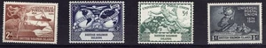 1949 SOLOMON ISLANDS UNIVERSAL POSTAL UNION SET OF FOUR Mint LH - Imagen 1 de 1