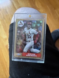 2022 Topps Chrome Ben Baller Edition - 1987 Topps Baseball Nolan Arenado #87BC-5 - Picture 1 of 1