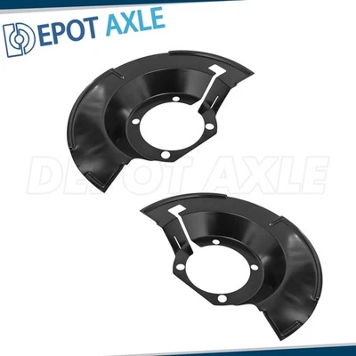 Pair Front LH and RH Side Brake Dust Shield for 2003 - 2008 Dodge Ram 2500 3500 - Изображение 1 из 4