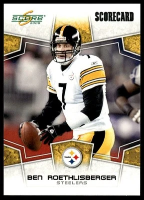 2008 Score #248 Ben Roethlisberger Scorecard #/649 - Image 1 of 2