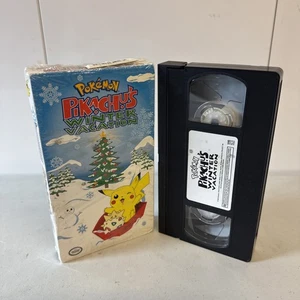 Pokemon Pikachu's Winter Vacation (VHS) 1999 Vintage Christmas - Picture 1 of 6