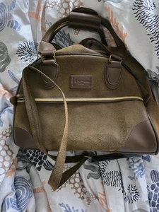 Bolso de viaje Kangol de cuero sintético con correa grande y asa pequeña - Imagen 1 de 6