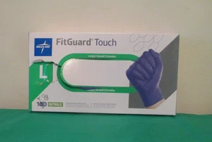 Medline FitGuard Touch Untersuchungs-Nitrilhandschuhe, , LARGE, 98 Handschuhe (offener Karton) - Bild 1 von 3