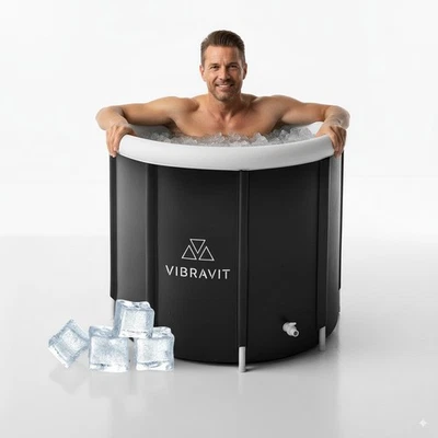 Bañera de hielo inflable y inmersión en frío - Bañera portátil con aislamiento de 5 capas Foto 1 de 4