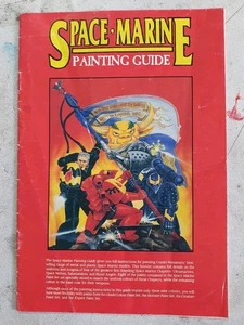 Vintage Space Marine Painting Guide Pamphlet Leaflet Banners Techniques Chapters - Picture 1 of 4