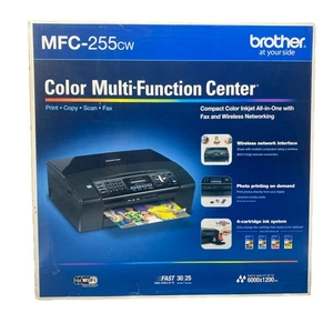 Brother MFC-255cw Color Multi Function Center Print Copy Scan Fax WiFi Certified - Picture 1 of 5