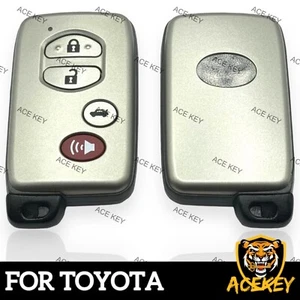 Smart Key For Toyota Land Cruiser Aurion Camry Prado Remote Key Shell 4 Button - Bild 1 von 3