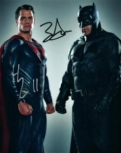 Foto firmada por Ben Affleck Henry Cavill 8x10 autografiada con certificado de autenticidad - Imagen 1 de 1