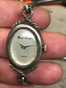 Marcel Boucher 925 Sterling Silver 17 Jewels Manual Wind Working Vintage Rare - Picture 1 of 11