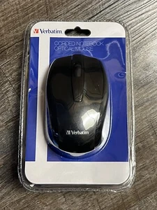 Verbatim 98106 Black Wired Optical Mouse - Picture 1 of 2