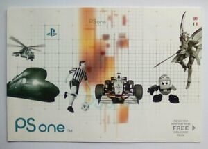 *RARE* PSOne Welcome Pack Promotional Flyer Playstation One 1 PSOne PS1 PSX
