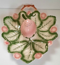 Lord &Taylor Strawberry Plate with Sugar Shaker Vintage Pre-owned Made In Japan