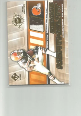 2001 PRIVATE STOCK GAME WORN GEAR PATCH #39 DENNIS NORTHCUTT  051/200 - Image 1 of 2