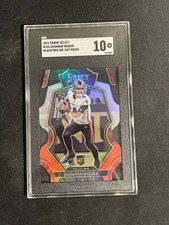 2022 Panini Select Desmond Ridder Silver Black/Red Die-Cut Prizm #104 SGC 10 