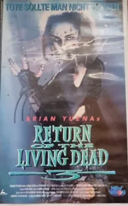 VHS Brian Yuzna's Return of the Living Dead 3 (1993) FSK 18 Horror Mindy Clarke - Imagen 1 de 5
