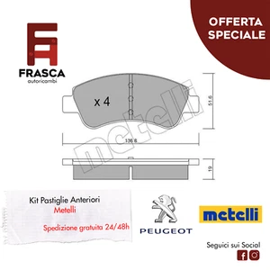 Pastiglie Freno Anteriori Metelli Peugeot 208 I II 1.6 Blue HDi 1.4 HDi 1.5 1.2 - Imagen 1 de 3
