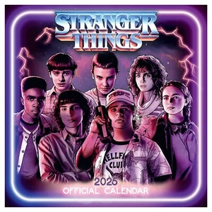 Kalender 2025 Stranger Things Wandkalender Calendar Jahresplaner 30x30 cm - Bild 1 von 4