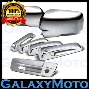Ram 1500+2500+3500 Chrome Mirror w/Light+4 Door Handle+Tailgate+Keyhole Cover - Bild 1 von 1