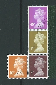 GREAT BRITAIN 2009 DARWIN 4 LITHO DEFINITIVES EX BOOKLET PANE FINE USED  - Bild 1 von 1