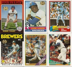 Juego completo de equipo 2001 Topps Archives Milwaukee Brewers (6) - Imagen 1 de 1