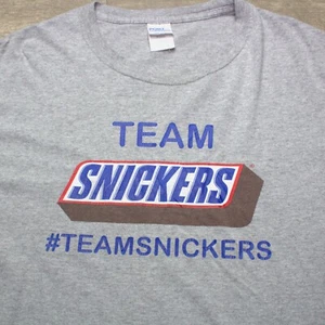 Vintage Circle K Team Snickers Promo T-Shirt L 90s Candy Bar - Picture 1 of 6