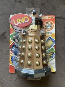 Doctor Dr Who Uno Special Edition Game In Dalek Case still sealed in packaging