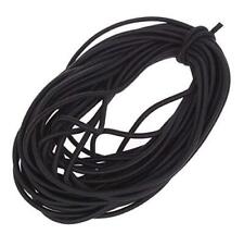 Usew 1/8-inch 3mm Black Heavy Stretch Round String Elastic Cord Cut of 10 Yards
