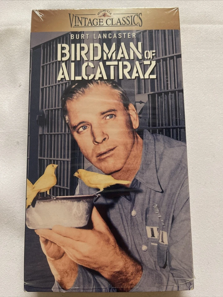 1962 BIRDMAN OF ALCATRAZ VHS Tape, COMPLETE/TESTED SEE PHOTOS (VHS3) Foto 1 de 4