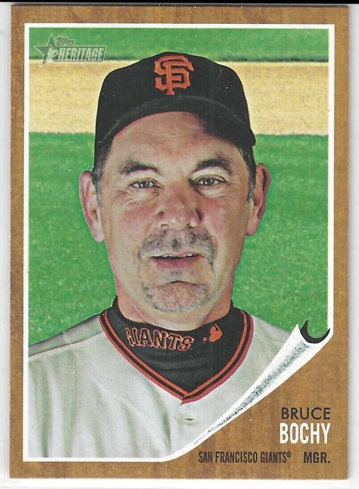 2011 Topps Heritage #322 Bruce Bochy San Francisco Giants MGR - Image 1 of 1