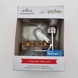 Hallmark Harrry Potter Luggage Trolley Owl Christmas Ornament Walmart Exclusive - Picture 1 of 5