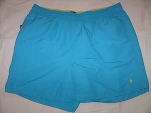 POLO RALPH LAUREN Nylon Badehose - AQUA BLUE - XXL - Neu mit Etikett - Bild 1 von 2
