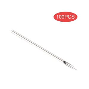 100pcs Ear Piercing Needles For Nose Lip Body - Picture 1 of 9