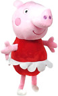 Peppa Pig Plush Large Stuffed Animal Doll Red Tutu Ballerina Kids Girls 17.5"