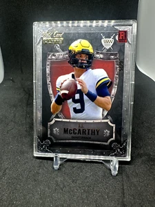 J.J. McCarthy 6/25 Wild Card Matte Blue Weekend Warriors Michigan Wolverines - Picture 1 of 4