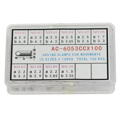 100 morsetti movimento cassa orologio ricambi riparazione cassa riparazione orologiai assortiti