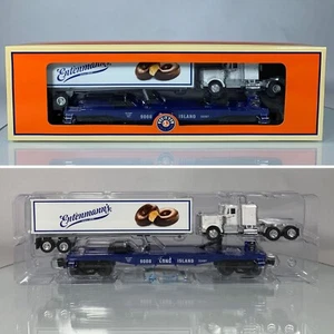 LIONEL • O GAUGE • 2009 RR Museum of Long Island Entenmann’s Trailer Flatcar NOS - Picture 1 of 23
