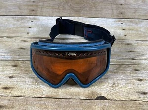 Scott Turbo Flow Ski Snow Board Goggles Blue Frame / Amber Orange - Picture 1 of 9