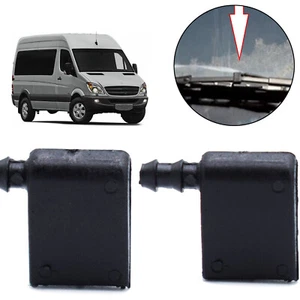 Windscreen Wiper Washer Jet Nozzles 2E1955985 2E1955986 For Mercedes Sprinter X2 - Picture 1 of 6